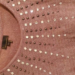 Purple sweater with sparkle